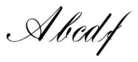 Henrietta Script Regular Sample